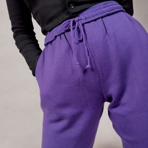 Purple sweatpants